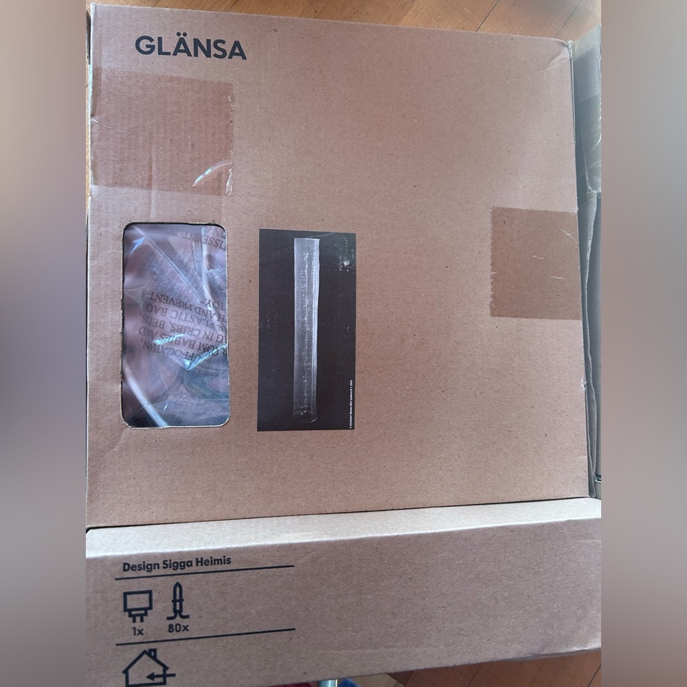 Set of 2 NIB Ikea Glänsa Column Fairy Light 2005 - Picture 2 of 2